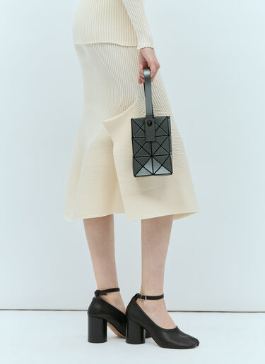 Bao Bao Issey Miyake Lucent Metallic Handbag Grey bao0255006