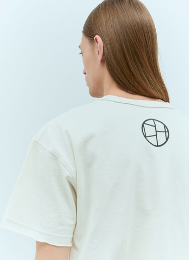 CIRCLE HERITAGE Raw Trims T-Shirt White che0155002