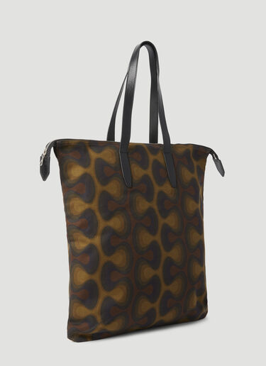 Dries Van Noten Printed Tote Bag Brown dvn0156046