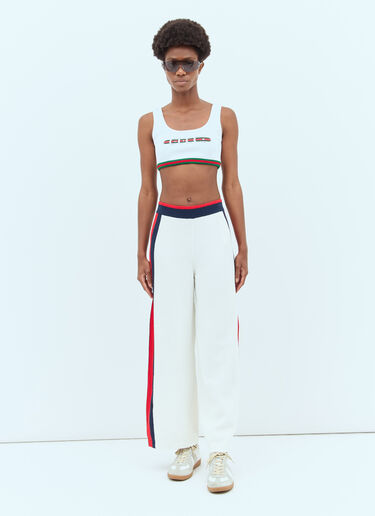 Gucci Logo Print Tank Top White guc0257006