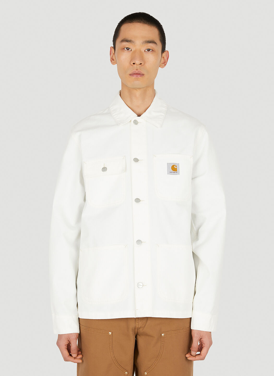 Carhartt white clearance chore coat