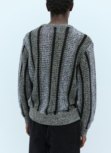 Stüssy Knit Stripe Sweater Grey sts0151007