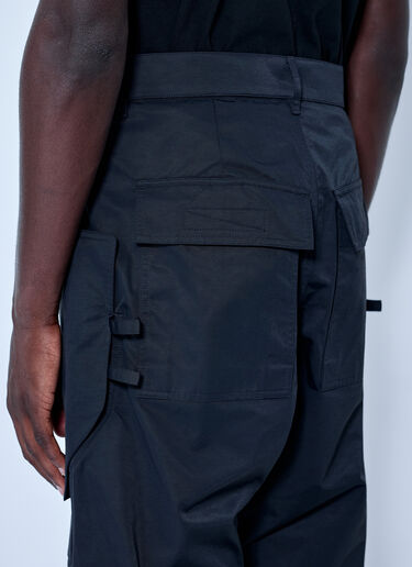 LN-CC® - Rick Owens: Stefan Cargo Pants - Black Rick Owens Stefan Cargo Pants Black ric0165043
