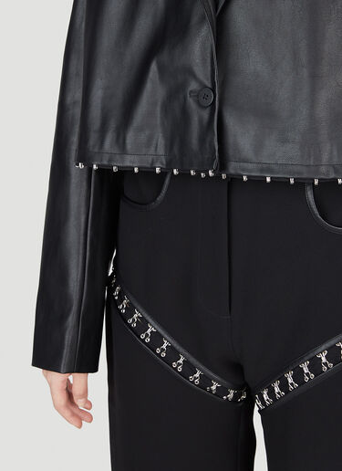 Paris Georgia Faux Leather Jacket Black pag0254004