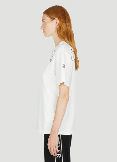 Moncler ロゴプリントTシャツ ホワイト mon0250027
