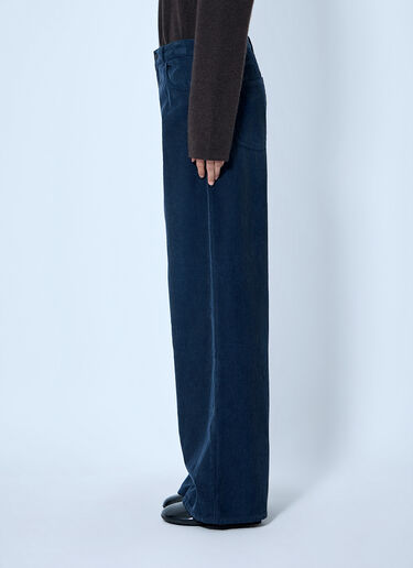 The Row Eglitta Straight Fit Pants Blue row0266005
