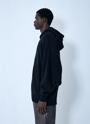Gimp Hooded Zip-Up Sweatshirt Rick Owens Gimp Hooded Zip-Up Sweatshirt Black ric0162006