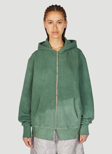 NOTSONORMAL Splashed Hooded Sweatshirt Green nsm0351019