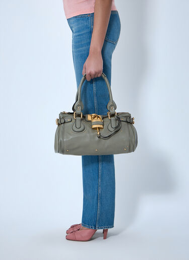 Chloé Small Paddington Chain Shoulder Bag Green chl0264047