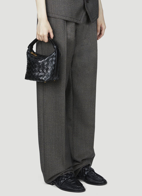 Bottega Veneta イントレチャートレザー製ハンドバッグ ブラウン bov0255070