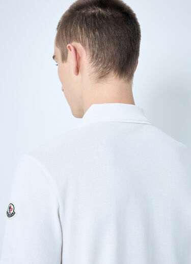 Moncler Half-Zip Polo Shirt White mon0159014