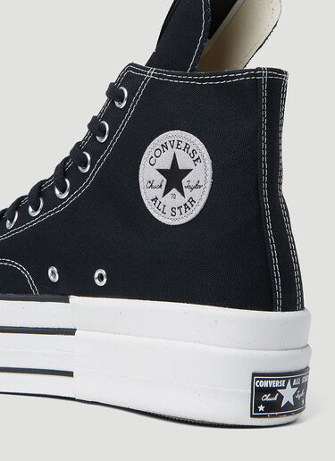 Rick Owens DRKSHDW x Converse Chunky Sole High Top Sneakers Black dsc0354002