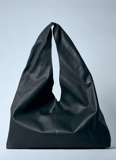 The Row New Bindle Leather Shoulder Bag Black row0259023