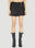 Durazzi Milano Quilted Buckle Mini Skirt Cream drz0252010