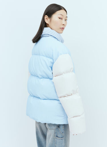 Douady Short Down Jacket Moncler x Palm Angels Douady Short Down Jacket Light Blue mpa0255002