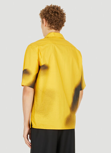 Alexander McQueen Graffiti Spray Shirt Yellow amq0150007
