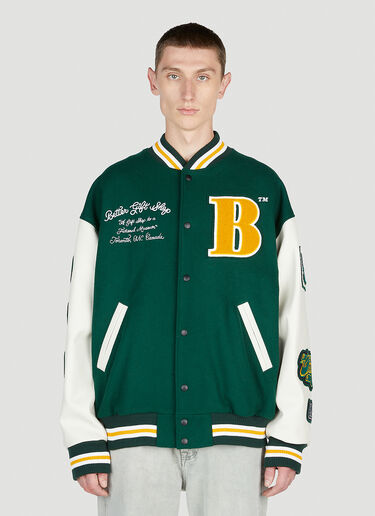 Better Gift Shop Gallery And Gift Shop 2023 Varisty Jacket Green bfs0154002
