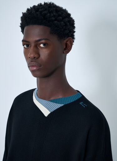 Kiko Kostadinov Wool-Blend Sweater Black kko0162008