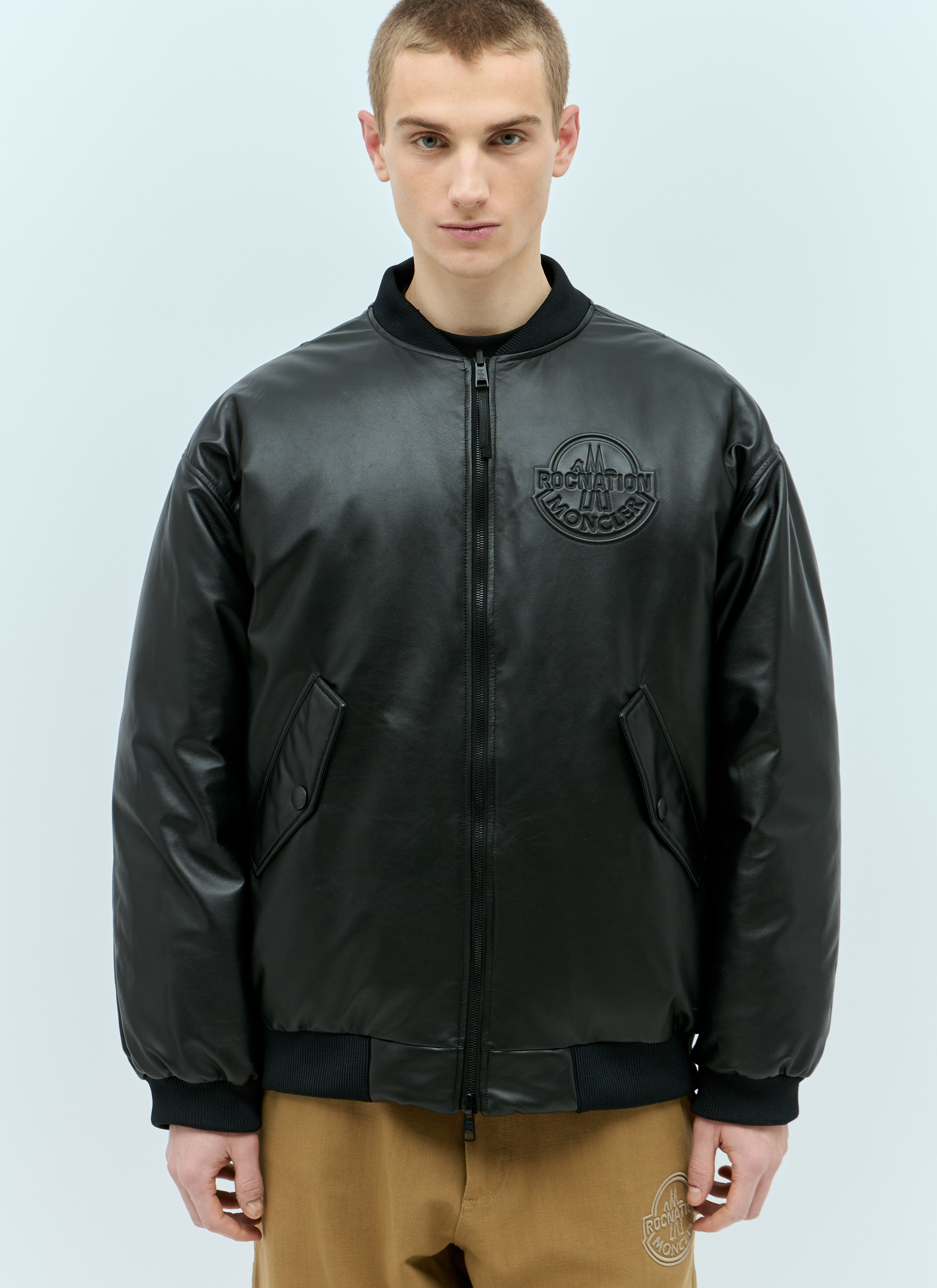 Moncler outlet black bomber