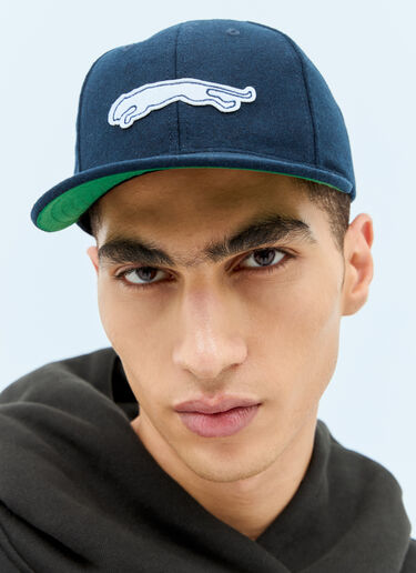 Puma x Noah 로고 자수 베이스볼 캡 블루 pun0158001