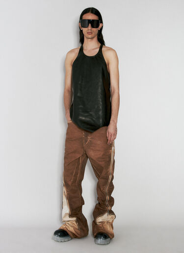 Rick Owens DRKSHDW ボーランバナナ ジーンズ ブラウン drk0156004