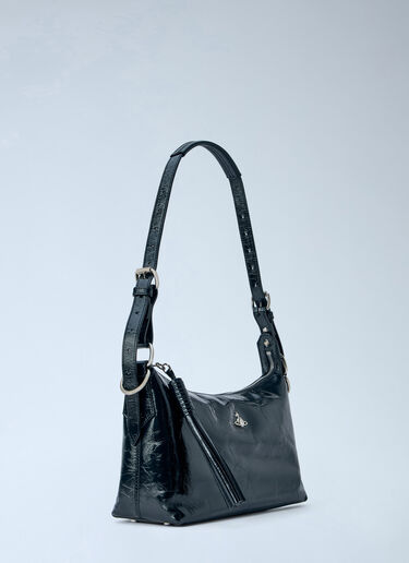 LN-CC® - Vivienne Westwood: Emma Shoulder Bag - Black Vivienne Westwood Emma Shoulder Bag Black vvw0266018