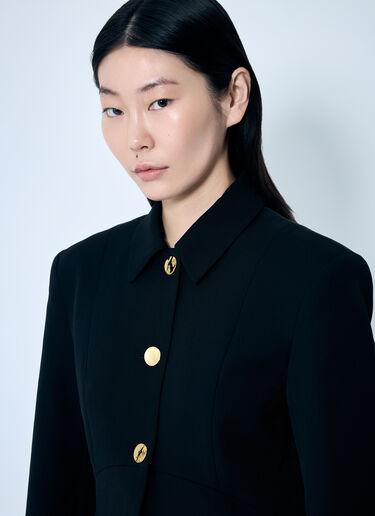 GANNI Light Twill Suiting Blazer Black gan0259032