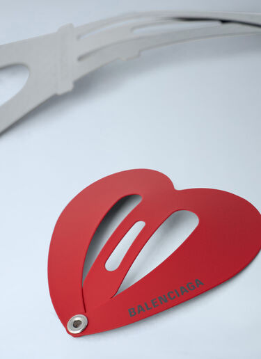 Set Of Two Bazaar Snp Hair Clips Balenciaga Set Of Two Bazaar Snp Hair Clips Red bal0262030