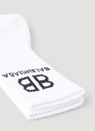 Balenciaga BB Tennis Socks White bal0247100