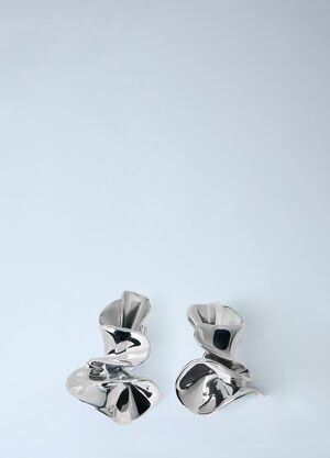 Bottega Veneta Small Anemone Earings Silver bov0263040