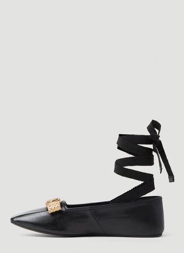 Logo Plaque Ballet Flats Gucci Logo Plaque Ballet Flats Black guc0251155