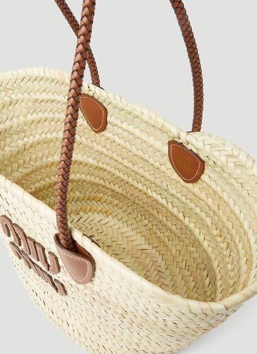Palmetto Tote Bag Miu Miu Palmetto Tote Bag Beige miu0252038