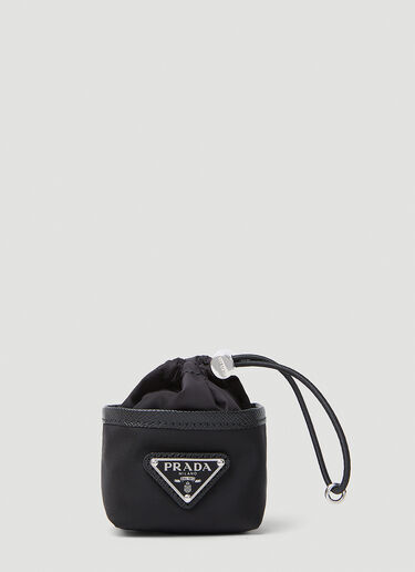 Prada Logo Airpods Case Black pra0153033