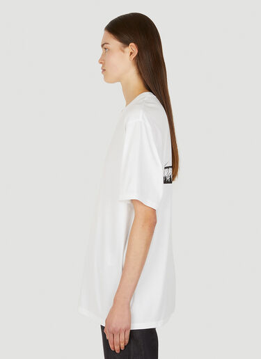 7 Moncler FRGMT Hiroshi Fujiwara 徽标印花T恤 白 mfr0351003