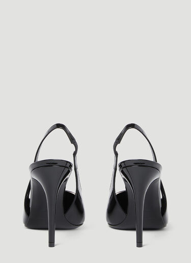 Saint Laurent Avenue Slingback Pumps Black sla0253064
