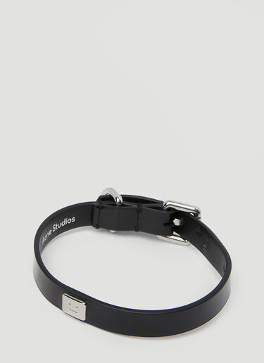 Acne Studios Face Logo Pet Leash Black acn0251026