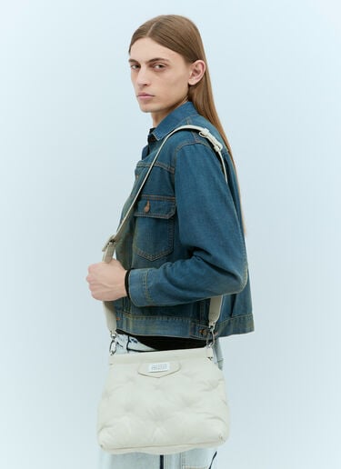 Maison Margiela 스몰 글램 슬램 클래식 크로스바디 백 그레이 mla0154019