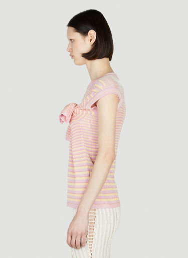Kiko Kostadinov Gradient Multi Sleeve Top Pink kko0252010