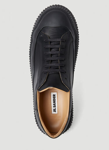 Jil Sander Chunky Low Top Sneakers Black jil0153013