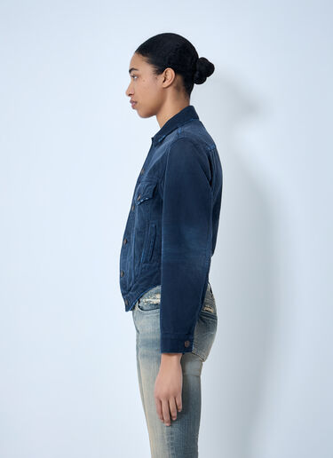 Balenciaga Curved Waistband Jacket Navy bal0263007