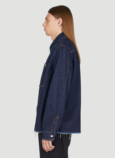 Zipped Denim Overshirt Lanvin Zipped Denim Overshirt Navy lnv0153006