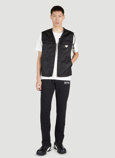 6 Moncler 1017 ALYX SM 로고 프린트 티셔츠 화이트 mal0351002
