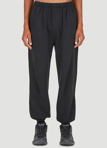 Balenciaga BB 褪色水洗运动裤 黑 bal0149005