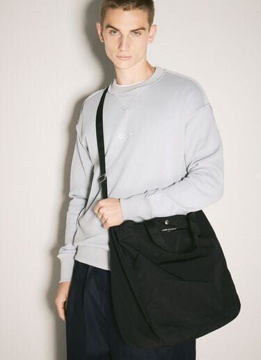 Comme des Garçons Homme Logo Print Tote Bag Black cdh0158008