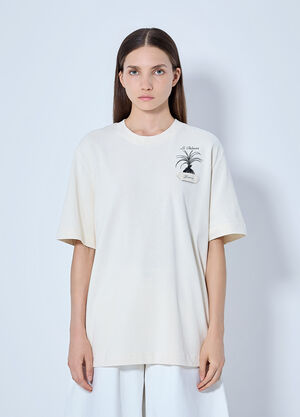 Jacquemus Le Palmier T-Shirt Cream jac0266018
