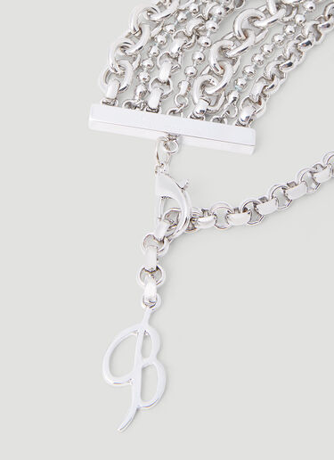 ロゴレイヤードチョーカー Blumarine ロゴレイヤードチョーカー シルバー blm0254010