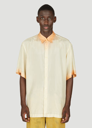 Jil Sander Ombre-Dyed Silk Shirt Black jil0153003