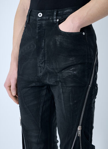 Rick Owens DRKSHDW Bolan 香蕉牛仔裤  黑色 drk0160004