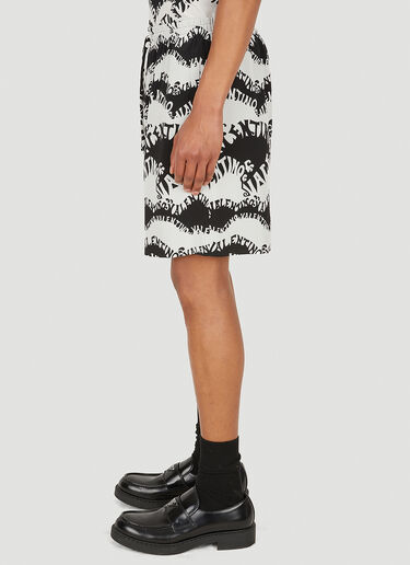 Valentino Drawstring Monogram Shorts Black val0148005