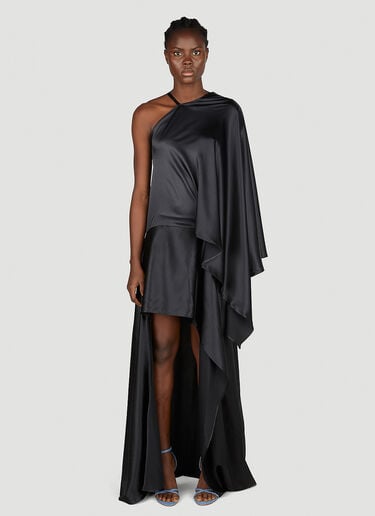 Acne Studios Asymmetric Dress Black acn0252011